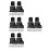 4Ensembles Kit De Remplacement Bébé Rétractable Noir Durable 8
