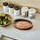 2Pcs Oval Solid Wood Tray Light Brown Portable Serving Platter 10
