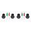 2Ensembles Outil De Marquage Golf ABS Noir, Alignement Précis 9