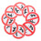 40Pièces Stickers PVC Rouge Rappel Propreté 1