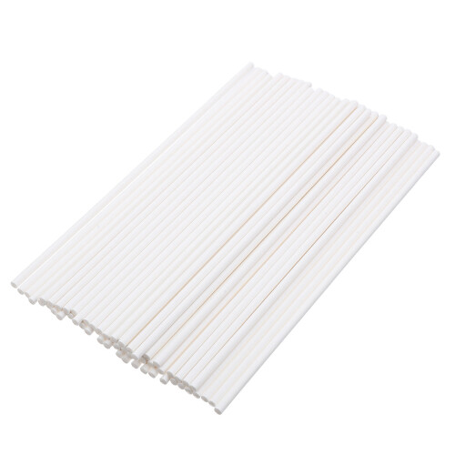 200Pièces Bâtons Papier 8'' Pour Cake Pops Sucettes Maison 1