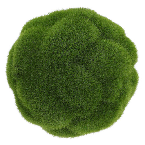 2Pièces Boules De Mousse Synthétique Vert Couronnée Pour Décor Naturel