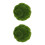 2Pièces Boules De Mousse Synthétique Vert Couronnée Pour Décor Naturel 7