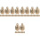50Pièces Cloches Pour Collier De En Décoratives 6