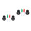 2Ensembles Outil De Marquage Golf ABS Noir, Alignement Précis 5