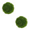 2Pièces Boules De Mousse Synthétique Vert Couronnée Pour Décor Naturel 4