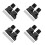 4Ensembles Kit De Remplacement Bébé Rétractable Noir Durable 4