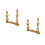 2St Vijflaags Bamboe Stand Lichtbruin Display Organizer 5