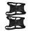 6Pièces Épée Cuir Noir Portage Double Cosplay Voyage 3