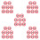 40Pièces Stickers PVC Rouge Rappel Propreté 5