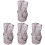 4Pièces Seaux Multi Couleurs Pliables Pour Camping Lavage 4