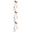3Pièces Sangles De Guitare Ajustables En Peluche Chien 3D 6