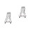 2Pcs Silver 335 Guitar Tailpiece Frame for 6 String Guitar 5