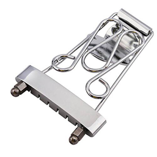 2Pcs Silver 335 Guitar Tailpiece Frame for 6 String Guitar 2