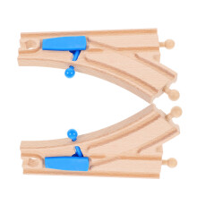10Pièces Intersections Pistes Bois Multi Couleurs Jeux Train Educatif