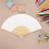 4Ensemble Squelettes Éventails Pliables Bambou Pour Peinture DIY 7