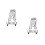 2Pcs Silver 335 Guitar Tailpiece Frame for 6 String Guitar 10