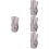 4Pièces Seaux Multi Couleurs Pliables Pour Camping Lavage 8