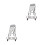 2Pcs Silver 335 Guitar Tailpiece Frame for 6 String Guitar 6