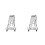2Pcs Silver 335 Guitar Tailpiece Frame for 6 String Guitar 8