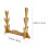 2St Vijflaags Bamboe Stand Lichtbruin Display Organizer 10