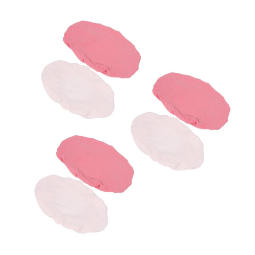 6Pièces Couvre Bébé En Coton Rose, Détachable Confortable 2