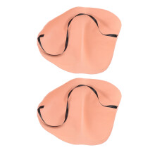 8Pièces Props Photo Booth Rose Plastique Fesses Prank Halloween Festif
