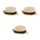 3Pièces Chapeau Bébé Beige Respirant Ajustable 4