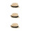 3Pièces Chapeau Bébé Beige Respirant Ajustable 5