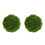 2Pièces Boules De Mousse Synthétique Vert Couronnée Pour Décor Naturel 9