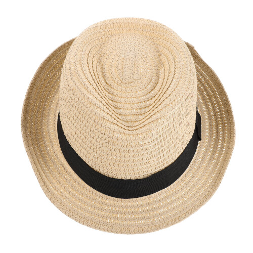 3Pièces Chapeau Bébé Beige Respirant Ajustable 1