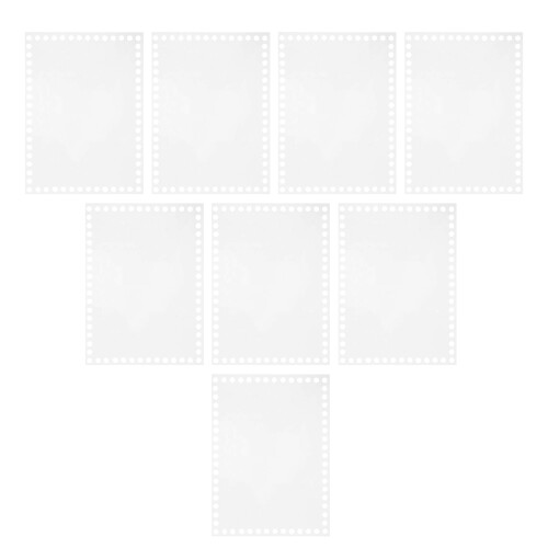16Pièces Plaque Base Sac Transparent Pour 1