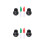 2Ensembles Outil De Marquage Golf ABS Noir, Alignement Précis 7