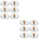12Pièces Couvercles Dappen En Acier Inoxydable Multiusage Pour Ongles 8