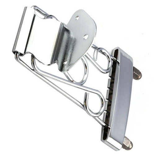 2Pcs Silver 335 Guitar Tailpiece Frame for 6 String Guitar 1