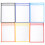 18Pièces Étuis Effaçables PVC Assortis Protection Réutilisable 2