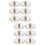 12Pièces Couvercles Dappen En Acier Inoxydable Multiusage Pour Ongles 9