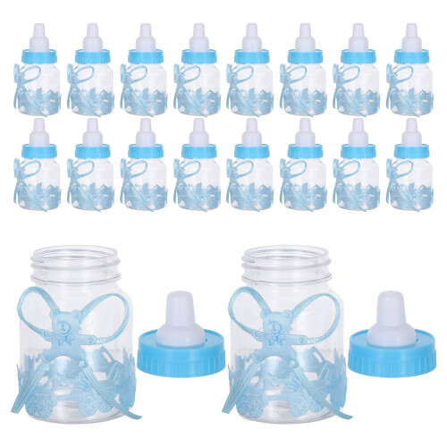 120Pièces Boîtes Bleu En ABS Pour Cadeaux Bébé 1