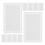 50Pièces Cartes Business Blanches Sublimées Pour Usage Polyvalent DIY 2