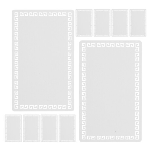 50Pièces Cartes Business Blanches Sublimées Pour Usage Polyvalent DIY 1