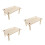 3Pièces De Jeu En Bois Beige Pour Hamster Et Petits Animaux 5
