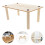 5Pièces De Jeu En Bois Beige Échelle Pour Hamsters 10