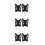 6Pièces Épée Cuir Noir Portage Double Cosplay Voyage 5