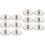 12Pièces Couvercles Dappen En Acier Inoxydable Multiusage Pour Ongles 6