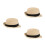 3Pièces Chapeau Bébé Beige Respirant Ajustable 10