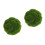 2Pièces Boules De Mousse Synthétique Vert Couronnée Pour Décor Naturel 6