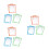 18Pièces Étuis Effaçables PVC Assortis Protection Réutilisable 7