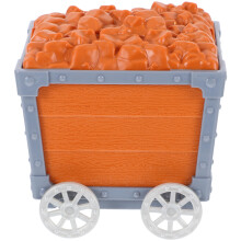 3Pièces Coffres Au Plastique Orange Jouet Enfants Multifonction