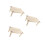 3Pièces De Jeu En Bois Beige Pour Hamster Et Petits Animaux 8