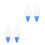 4Pièces Pointe Brosse Éponge Blanche Pour Enfants Extérieur 4
